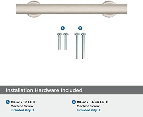 Amerock 3-3/4" Everett Satin Nickel Drawer Pull