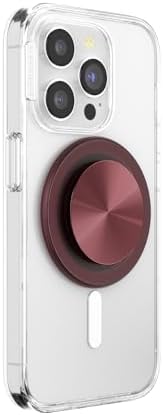 PopSockets Phone Grip for MagSafe, Magnetic Holder- Radial Oxblood