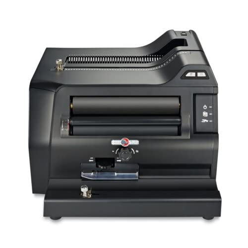 CBS3000 Coil Binding System 3000, Black; All-in-One Spiral Punch, Bind, and Crimping System; LED Panel; Open-Ended Punch Throat; Dual Coil Rollers; Power Crimper; Oval Hole; Foot Pedal | All-in-One Spiral Punch, Bind, and Crimping System, LED Panel, Op...