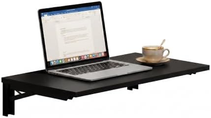 Need 30x20IN Wall Mounted Folding Table for Office Laundry Black