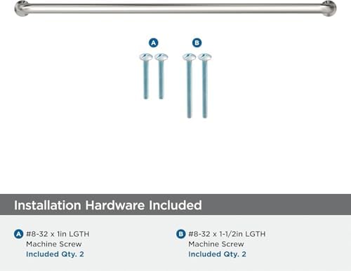 Amerock 12-5/8" Factor Polished Nickel Drawer Pull