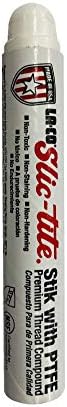LA-CO 41600 Slic-Tite Thread Sealant Stik with PTFE, 1-1/4 oz. Stick