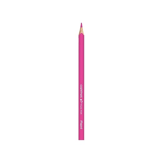 Maped Color'Peps Triangular Fluorescent Colored Pencils x6 (832003)