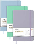 ViVin 3 Pack A5 Hardcover Lined Notebook,192 pg College Ruled 5.5x8.3