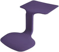 ECR4Kids The Surf Portable Lap Desk, Flexible Seating, Eggplant
