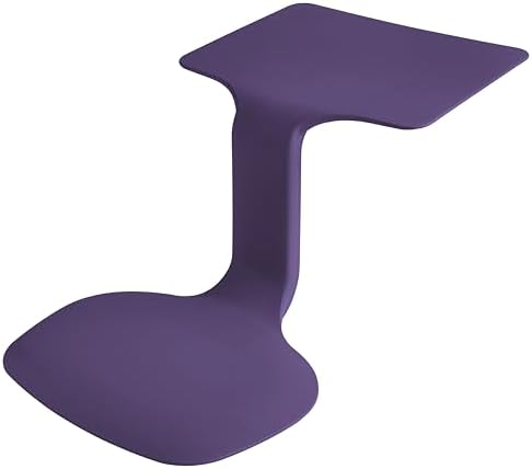 ECR4Kids The Surf Portable Lap Desk, Flexible Seating, Eggplant