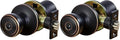 Design House 728709 Terrace 6-Way Universal Keyed Entry Door Knob Oil Rubbed Bronze (Pack of 2)