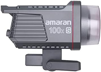 Aputure amaran 100x S Bi-Color LED Video Light, 100W Output, Bluetooth App Control, 9 Built-in Lighting Effects, DC/AC Power Supply, Ultra Silent Fan