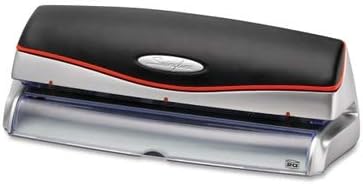 Swingline Electric Hole Puncher 3 Hole, 20 Sheet Punch Capacity Three Hole Punch 3 Ring, Jam Resistant, Optima 20, Silver (74520)