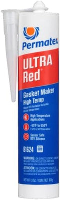 Permatex 81624 Ultra Red High Temperature Gasket Maker, 13 oz
