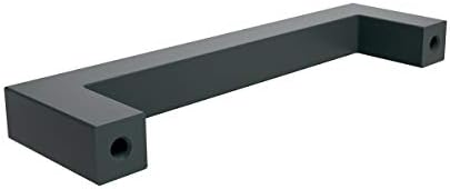 Amerock | Cabinet Pull | Matte Black | 3-3/4 inch (96 mm) Center-to-Center | Monument | 2 Pack | Drawer Pull | Drawer Handle | Cabinet Hardware