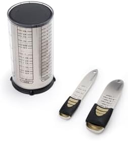 KitchenArt 2 Cup Pro Essentials Gift Set, 6.5x6.5x7", 3-Piece Set