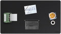 Mydours 63" x 36" XXL Large Desk Mat - PU Leather Full Mouse Pad, Black