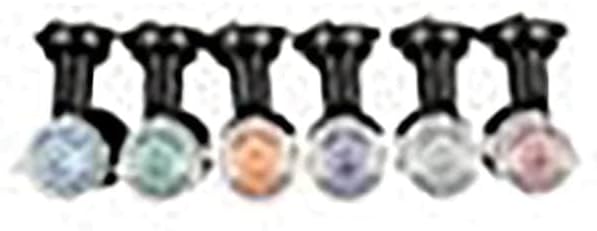 3M Performance Gravity HVLP Atomizing Head Variety Kit, 26730, Pack of 6 | Incl. sizes 1.2; 1.3; 1.4; 1.6; 1.8; 2.0; for use with Performance Spray Gun PPS 2.0 Paint Cups; Black