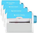 Xyron Create-a-Sticker,5" Sticker and Label Maker Machine for Small Business and DIY Crafts,Includes Permanent Adhesive,Pre-Loaded (0501-05-10A),(Pack of 4)