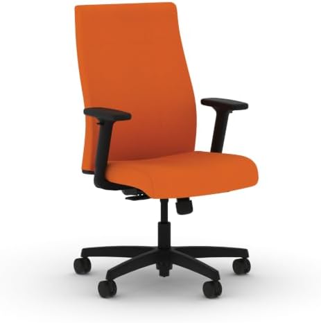 HON Ignition 2.0 Ergonomic Office Chair, Lumbar Support, Apricot