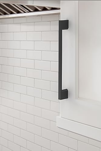 Amerock 10 Pack 6-5/16" Cityscape Matte Black Drawer Pull