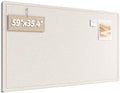 Fluxynara 59" x 35.4" Large Bulletin Board, Oatmeal