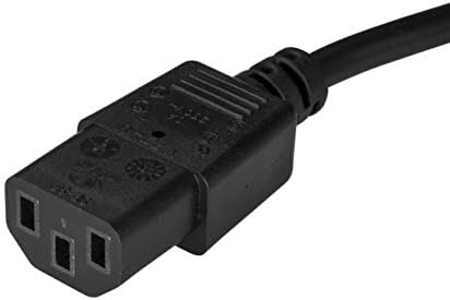 StarTech 6ft Right Angle Computer Power Cord, 10A 125V, 18AWG (PXTR1016)