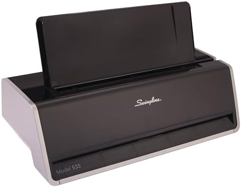Swingline Electric Hole Puncher 3 Hole, 28 Sheet Capacity Three Hole Punch 3 Ring, Jam Resistant, Touch Screen, Platinum (74535)