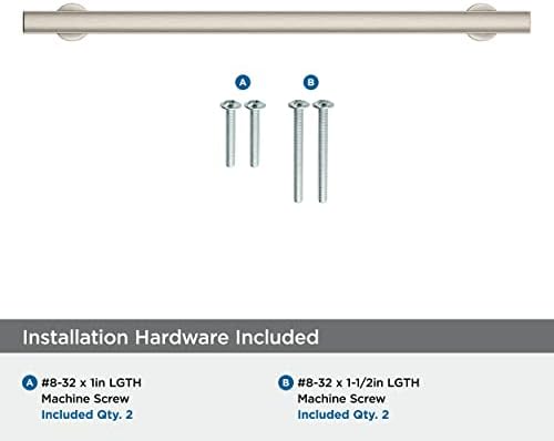 Amerock 10-1/16" Everett Satin Nickel Drawer Pull