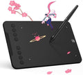 XPPen Updated Deco Mini7 V2 Drawing Tablet-16384 Levels of Pressure Battery-Free Stylus, 7 x 4 OSU Drawing Pad, 8 Hotkeys for Digital Art, Teaching, Gaming Graphic Tablet for Chrome, PC, Mac, Android
