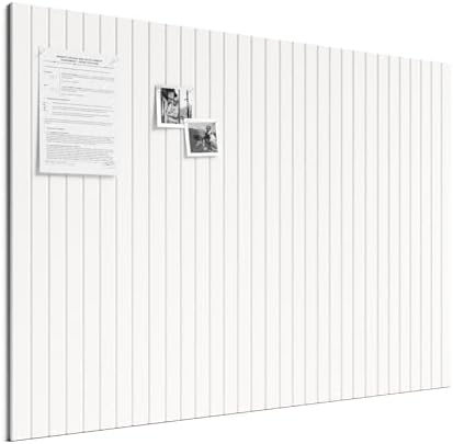 Bumusty 48"x 36" Large Felt Bulletin Board Tiles, Milky White
