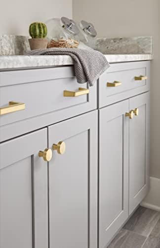 Amerock | Cabinet Pull | Champagne Bronze | 3 inch (76 mm) Center to Center | Blackrock | 1 Pack | Drawer Pull | Drawer Handle | Cabinet Hardware
