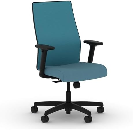 HON Ignition 2.0 Ergonomic Office Chair, Lumbar Support, Desk Chair, Sky