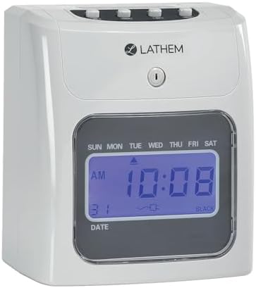 Lathem Top-Feed Electronic Time Clock Bundle (400EKIT)