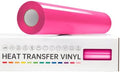 VinylRus Heat Transfer Vinyl, Neon Pink, 12" x 20ft