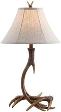 JONATHAN Y Antler Table Lamp Rustic Farmhouse Lodge 27.5" Resin, Brown