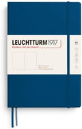 LEUCHTTURM1917 - Notebook Hardcover Composition B5-219 Numbered Pages for Writing and Journaling (Indigo, Plain)