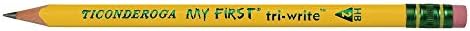 Ticonderoga My First Tri-Write Wood-Cased Pencils (36 Count) and Ticonderoga My First Wood-Cased Pencils (12 Count)