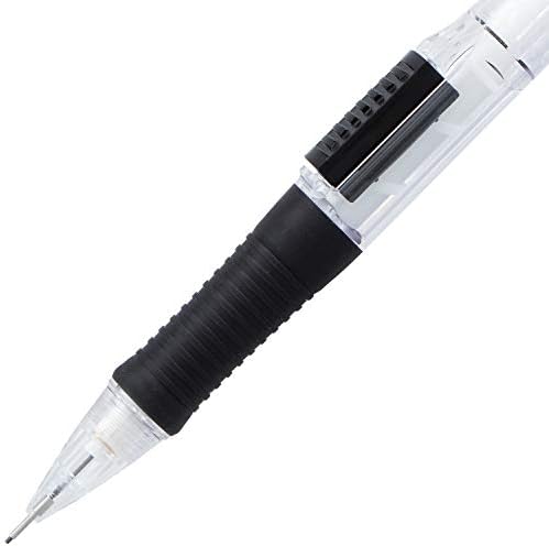 Pentel QUICK CLICK Mechanical Pencil (0.5mm), Black Barrel, Box of 12 (PD215A)