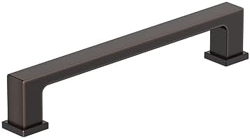 Amerock 10BX37032ORB | Oil Rubbed Bronze Cabinet Pull | 5-1/16 inch (128mm) Center-to-Center | 10 Pack | Bridgeport | Furniture Hardware