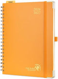 POPRUN 2026-2027 Weekly Planner 10" x 8"Weekly and Monthly Planner Calendar