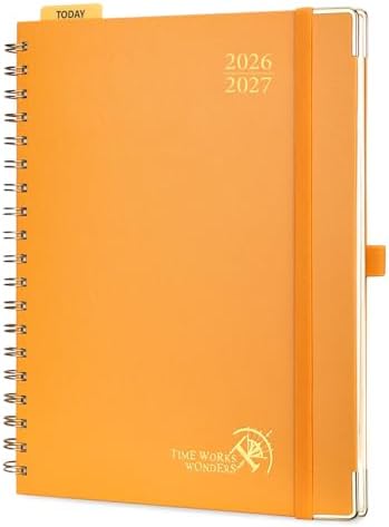 POPRUN 2026-2027 Weekly Planner 10" x 8"Weekly and Monthly Planner Calendar
