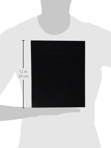 Blueline NotePro™ Executive Journal, Hard Cover, Index System, Pocket, 150 Pages, 10.75" x 8.5", Black (A10150.BLK)