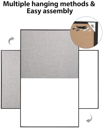 ARCOBIS Cork Board White Board Combo