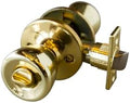 Design House Terrace Privacy Door Knob, Polished Brass