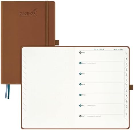 BEZEND 2026 2027 Planner Weekly Monthly (A5 5.5"x8.5") Dot-Grid Journal