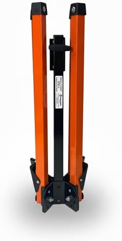 Traffic Roll-Up Sign Kit with Stand – Collapsible Safety Sign & Heavy-Duty Portable Stand, High Visibility, Easy Setup (Lane Closed Ahead, Reflective)