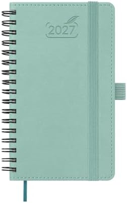 BEZEND Pocket Calendar 2027, Weekly Monthly Planner for Purse (3.5" x 6")