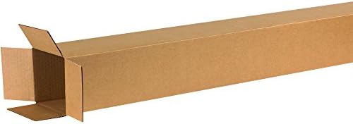 BOX USA 6x6x72 Tall Corrugated Boxes, Tall, 6L x 6W x 72H, Pack of 15 | Shipping, Packaging, Moving, Storage Box for Home or Business, Strong Wholesale Bulk Boxes
