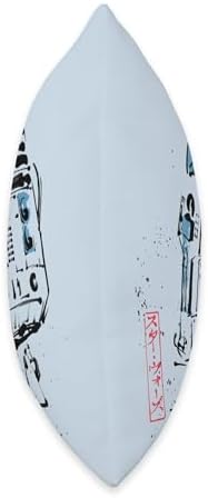 Star Wars R2-D2 Japan Sumi-e Ink Wash Painting Style Throw Pillow