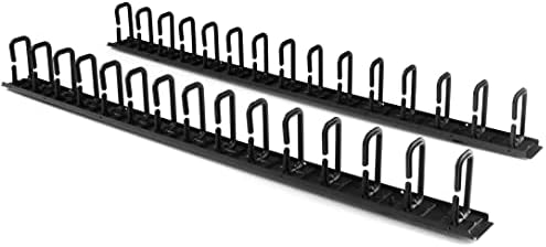 StarTech 40U Vertical Server Rack Cable Manager, 2-Pack 3ft (CMVER40UD)