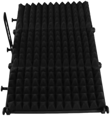 Foldable Soundproof Vocal Booth 3 Panel Desktop Isolation Booth for Podcast Studio Recording (3 panel)