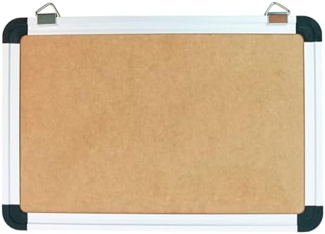 School Smart Large Magnetic Dry Erase Board, Aluminum Frame, 30 x 23 Inches