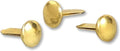 ACCO Brass Paper Fasteners,1/2",Plated,1 Box,100 Fasteners/Box (71709),(Pack of 10)